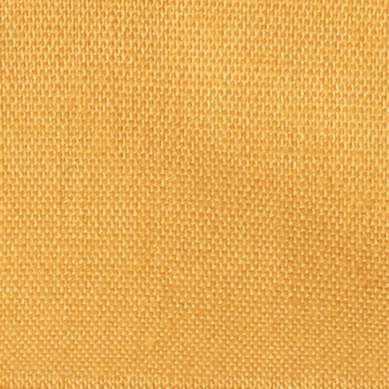 Close-up of Longan craft's Stretch Poplin Fabric By The Yard reveals a smooth, soft yellow cotton stretch poplin with a clear woven texture and uniform color—ideal for apparel or quilting projects.