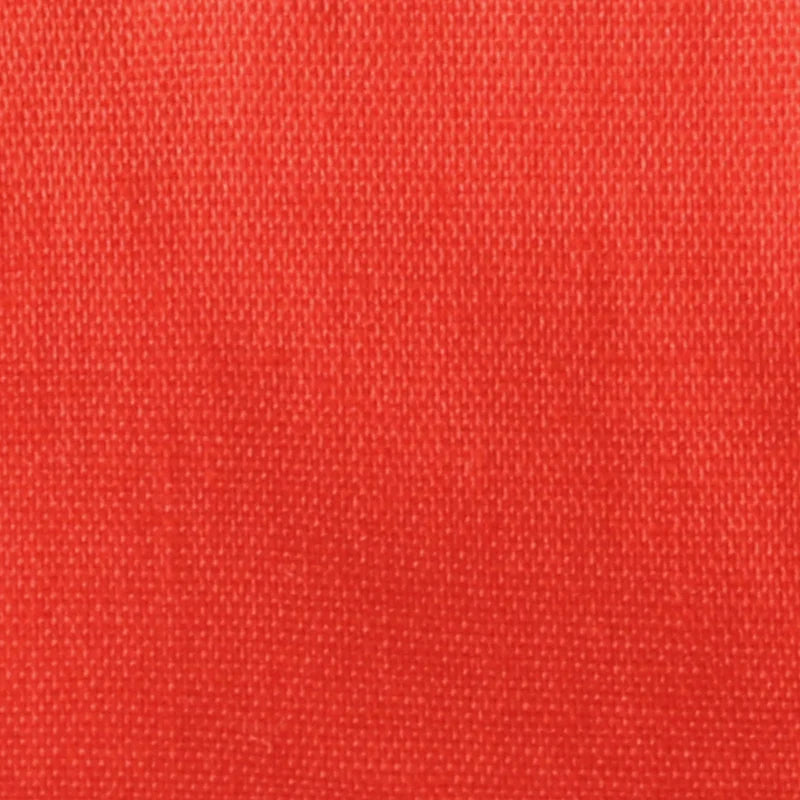 Close-up of Longan craft Stretch Poplin Fabric By The Yard, featuring a tight weave and even, vibrant red color—ideal cotton stretch poplin material for apparel or quilting.