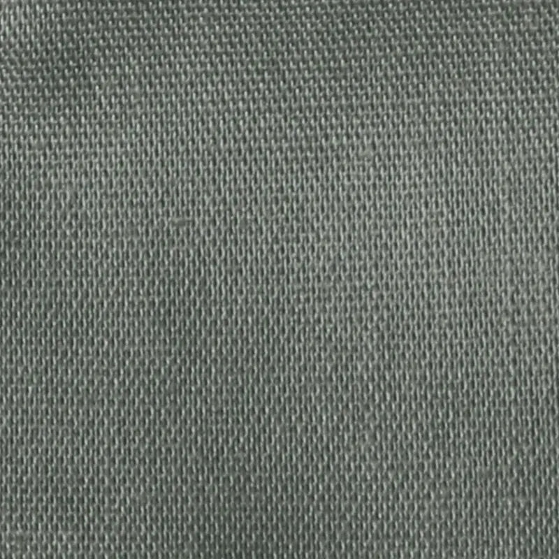 Close-up of Longan craft Stretch Poplin Fabric by the yard, a gray cotton stretch poplin material with visible weave pattern and fine threads, ideal for apparel and quilting.