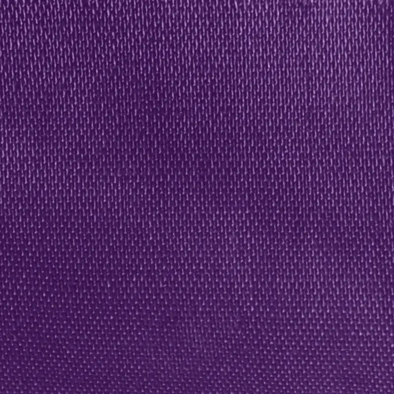 Close-up of Longan craft Stretch Poplin Fabric By The Yard, a cotton stretch poplin material with a tightly woven texture in solid purple, ideal for apparel and quilting.