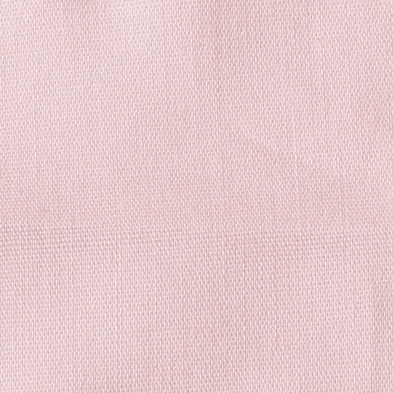 Close-up of Longan craft Stretch Poplin Fabric by the Yard—light pink cotton stretch poplin with a subtle woven texture and visible threads, ideal for apparel or quilting.