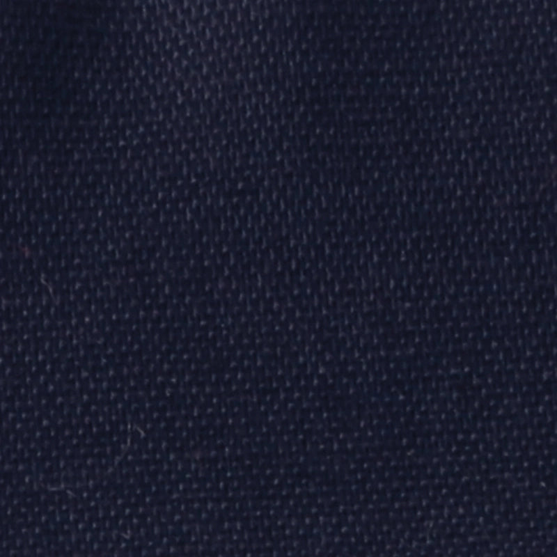 Close-up of Longan craft Stretch Poplin Fabric by the Yard in dark blue cotton spandex, showing its visible woven texture—ideal plain poplin material for apparel and quilting projects.