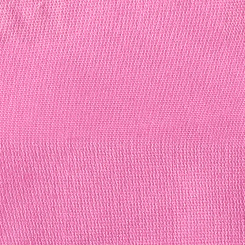 Close-up of Longan craft Stretch Poplin Fabric By The Yard in pink, highlighting the detailed texture and weave of this cotton stretch poplin material, ideal for apparel or quilting.