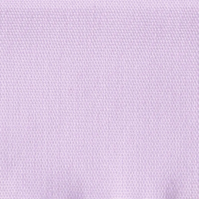 Close-up of Longan craft’s Stretch Poplin Fabric By The Yard shows the soft, pastel lavender cotton material with a fine woven texture and even threads—perfect for apparel or quilting.