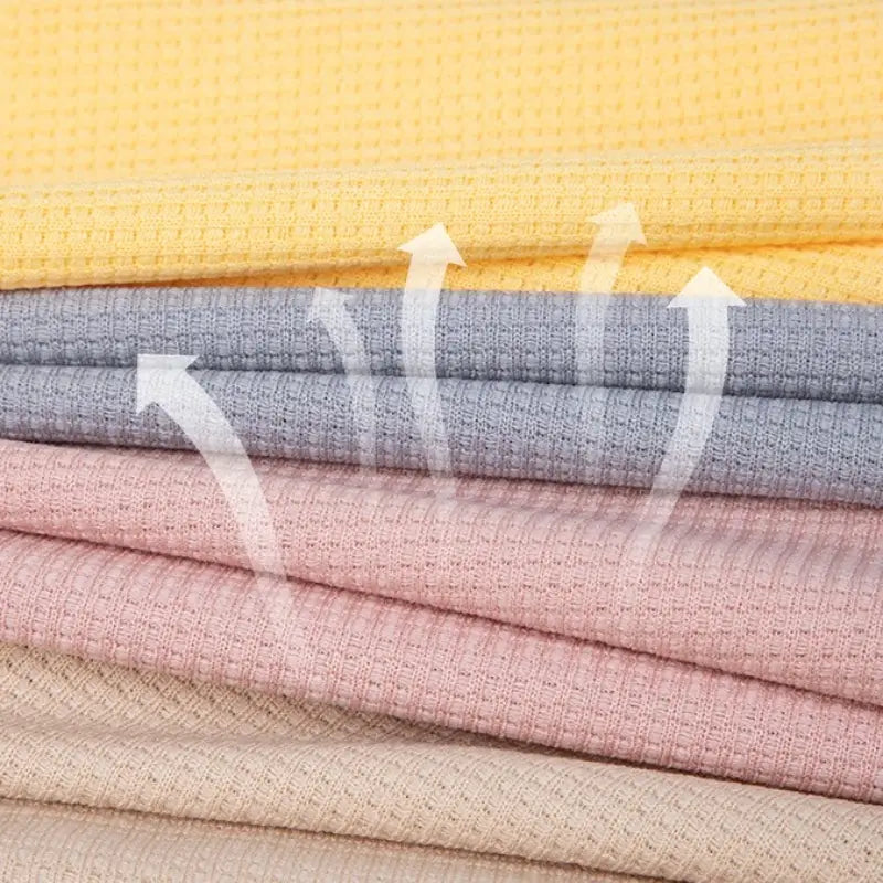 Stretch Waffle Knit Fabric By The Yard