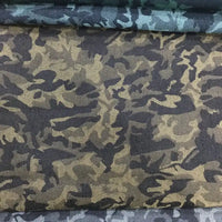 Stretch Jacquard Camo Denim Fabric