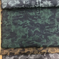 Stretch Jacquard Camo Denim Fabric