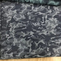 Stretch Jacquard Camo Denim Fabric