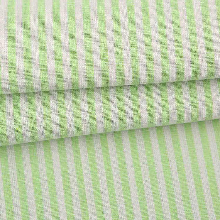 StripeCottonLinenFabricByTheYard