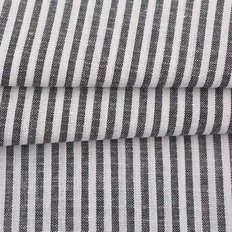 StripeCottonLinenFabricByTheYard