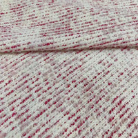 Striped Boucle Tweed Fabric By The Yard