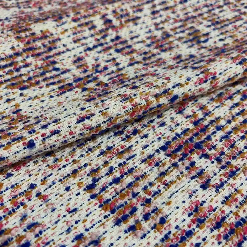 Striped Boucle Tweed Fabric By The Yard