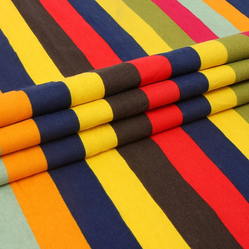 Striped Canvas Fabric By The Yard