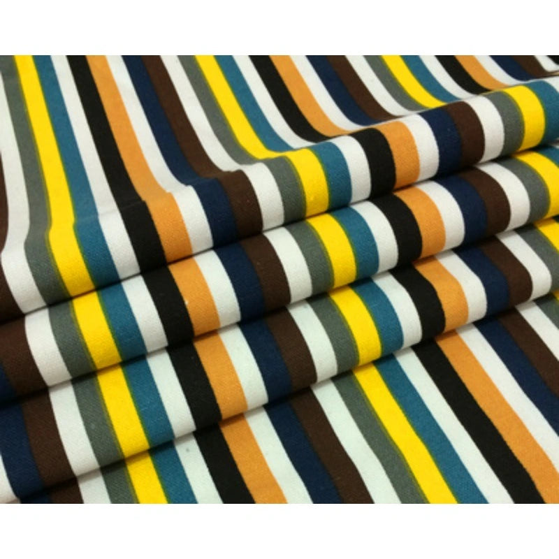 Striped Canvas Fabric By The Yard