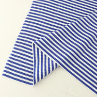 Striped Cotton Knit Ribbing Fabric By The Yard 