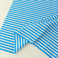 Striped Cotton Knit Ribbing Fabric By The Yard 