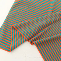 Striped Cotton Knit Ribbing Fabric By The Yard 