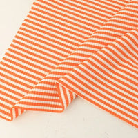 Striped Cotton Knit Ribbing Fabric By The Yard 