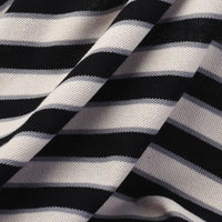 Striped Cotton Pique Fabric By The Yard