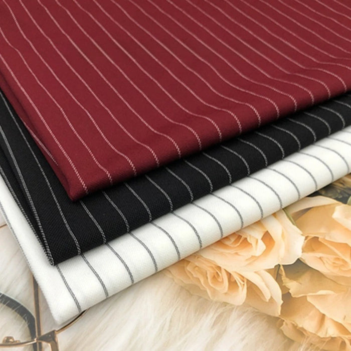 Striped Ponte Fabric By The Yard