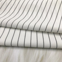 Striped Ponte Fabric By The Yard