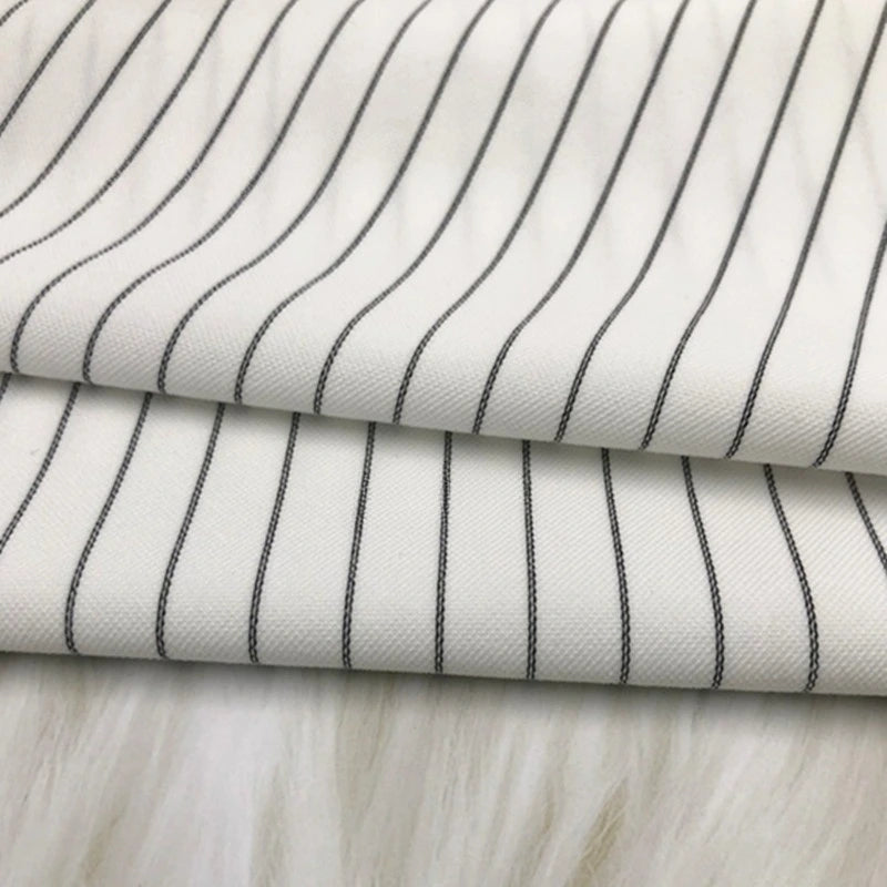 Striped Ponte Fabric By The Yard