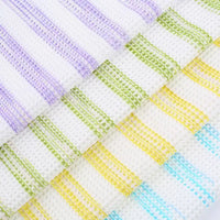 Striped Waffle Knit Fabric By The Yard