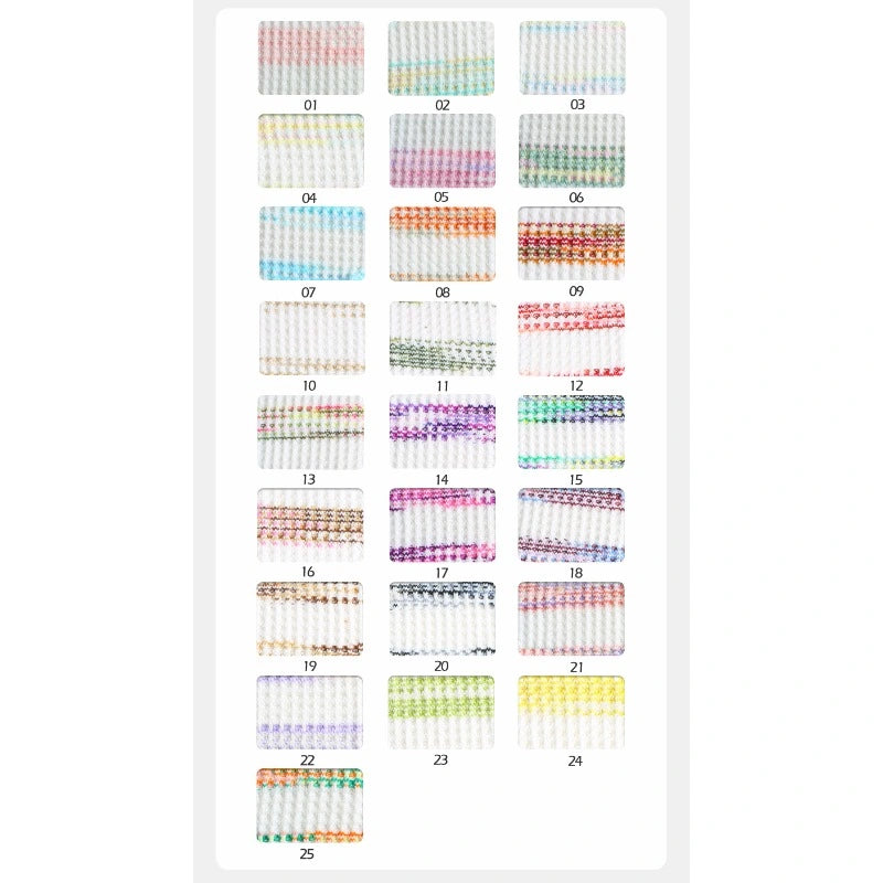 Striped Waffle Knit Fabric By The Yard