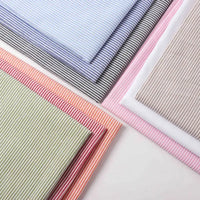 Strips Pattern Chambray Fabric By The Yard 