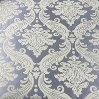 Elevate your space with Longan Craft’s Thick Chenille Damask Fabric by the Yard, featuring a vintage jacquard damask pattern—ideal for luxurious upholstery or curtain projects.