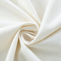 Close-up of Thick Cotton Gabardine Fabric by Longan Craft, showing off-white heavyweight twill with soft texture and subtle diagonal lines—perfect for uniforms and DIY projects.