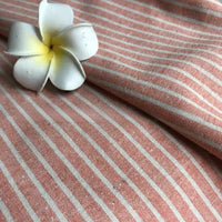 ThinStripedLinenFabricByTheYard