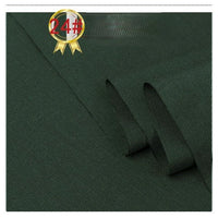 Longan Craft's Twill Cotton Lyocell Fabric By The Yard in dark green features color code 24# with a visible eco-friendly texture, fold for thickness and flexibility, ideal for comfy and breathable shirts.