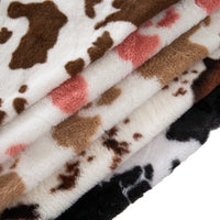 Two-color Large Cow Fabric By The Yard