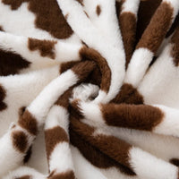 Two-color Large Cow Fabric By The Yard