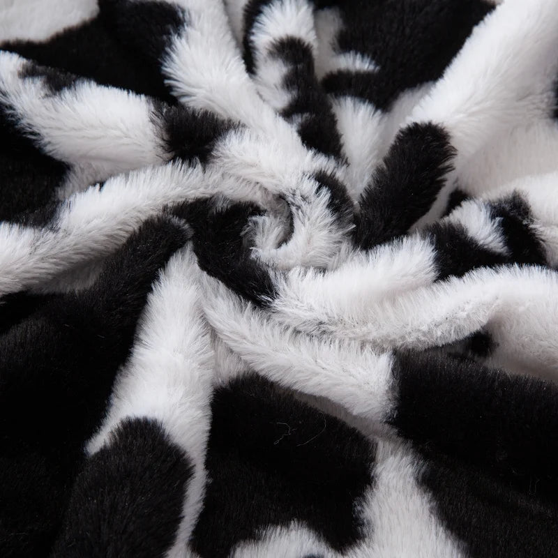 Two-color Large Cow Fabric By The Yard