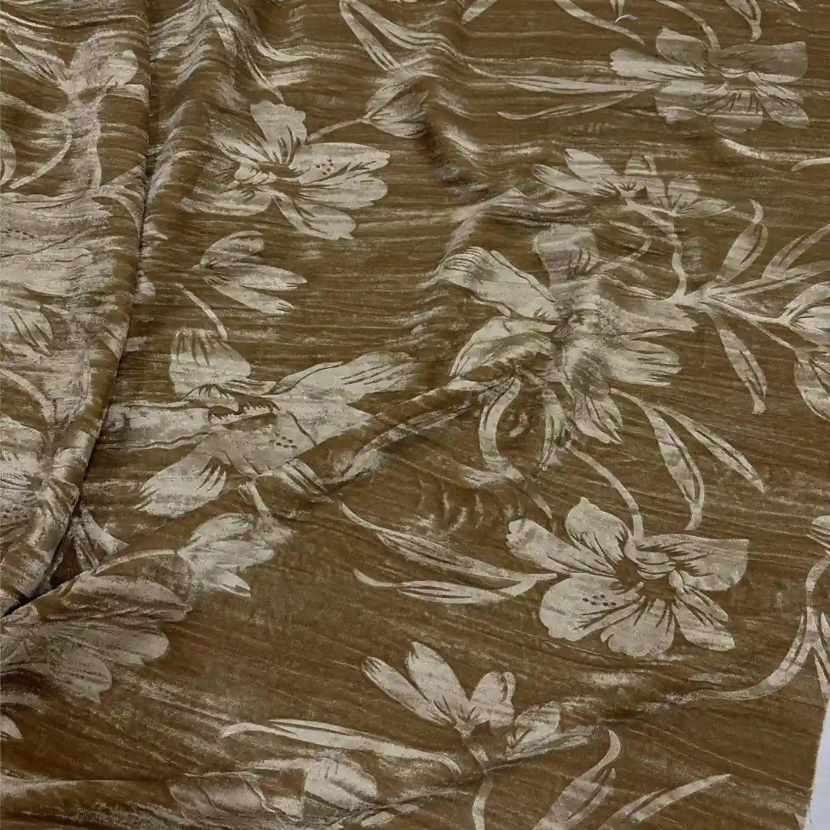Longan Craft’s Velvet Damask Fabric by the yard is a classic jacquard weave with elegant floral patterns—ideal for dressmaking or upholstery projects seeking a touch of luxury and textured shine.