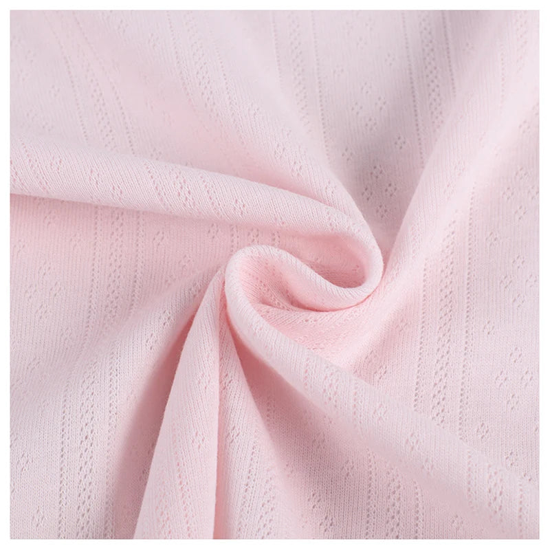 Vertical Ribbed Pointelle Fabric By The Yard