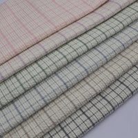 Vibrant Gingham Seersucker Fabric By the Yard