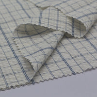 Vibrant Gingham Seersucker Fabric By the Yard