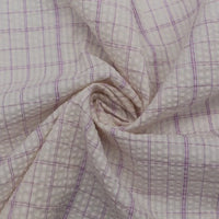 Vibrant Gingham Seersucker Fabric By the Yard