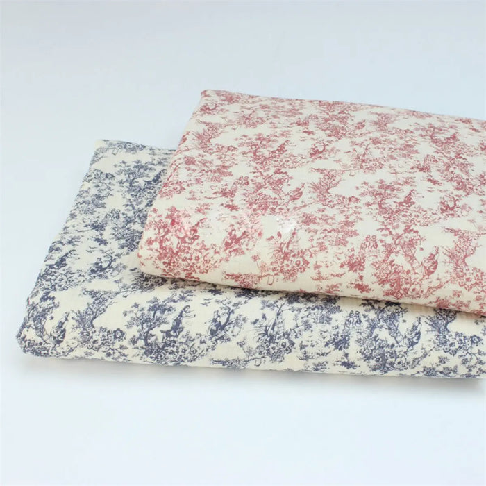 Vintage Flower Double Gauze Fabric By The Yard for dress
