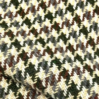 Vintage Houndstooth Tweed Fabric By The Yard