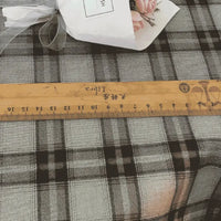 Vintage Plaid Ponte Knit Fabric By The Yard