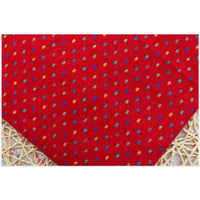 Vintage Dot Pattern Chambray Fabric By The Yard