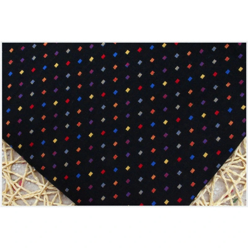 Vintage Dot Pattern Chambray Fabric By The Yard