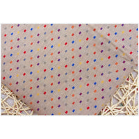 Vintage Dot Pattern Chambray Fabric By The Yard