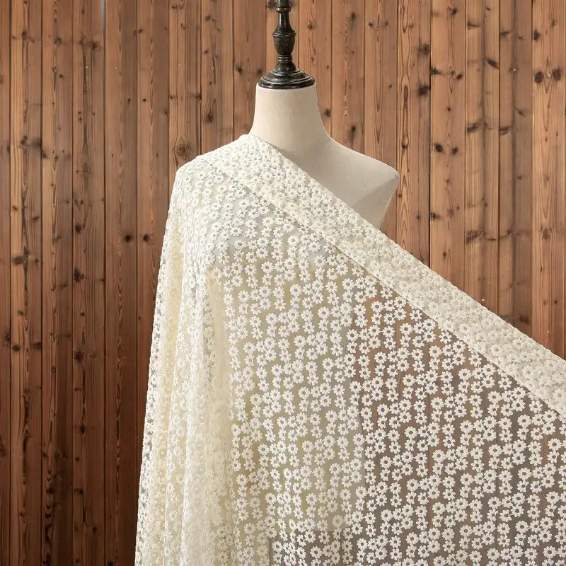 Water Soluble Mesh Lace Fabric By The Yard