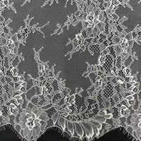 White Chantilly Lace Fabric By The Yard