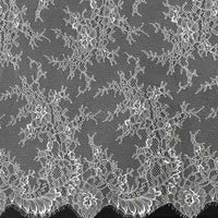 White Chantilly Lace Fabric By The Yard